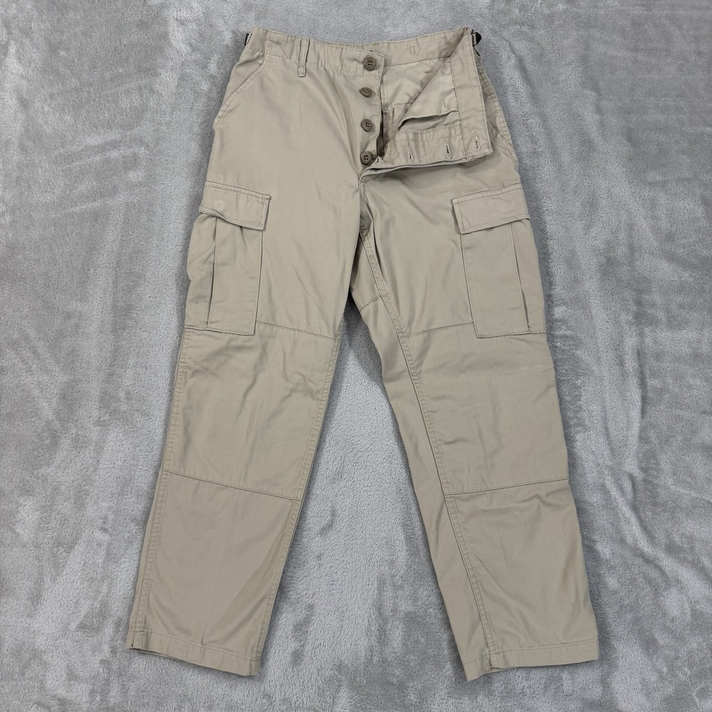 Propper Pants Mens 30x28 Beige Tactical Cargo Double Knee Reinforced Seat Hiking
